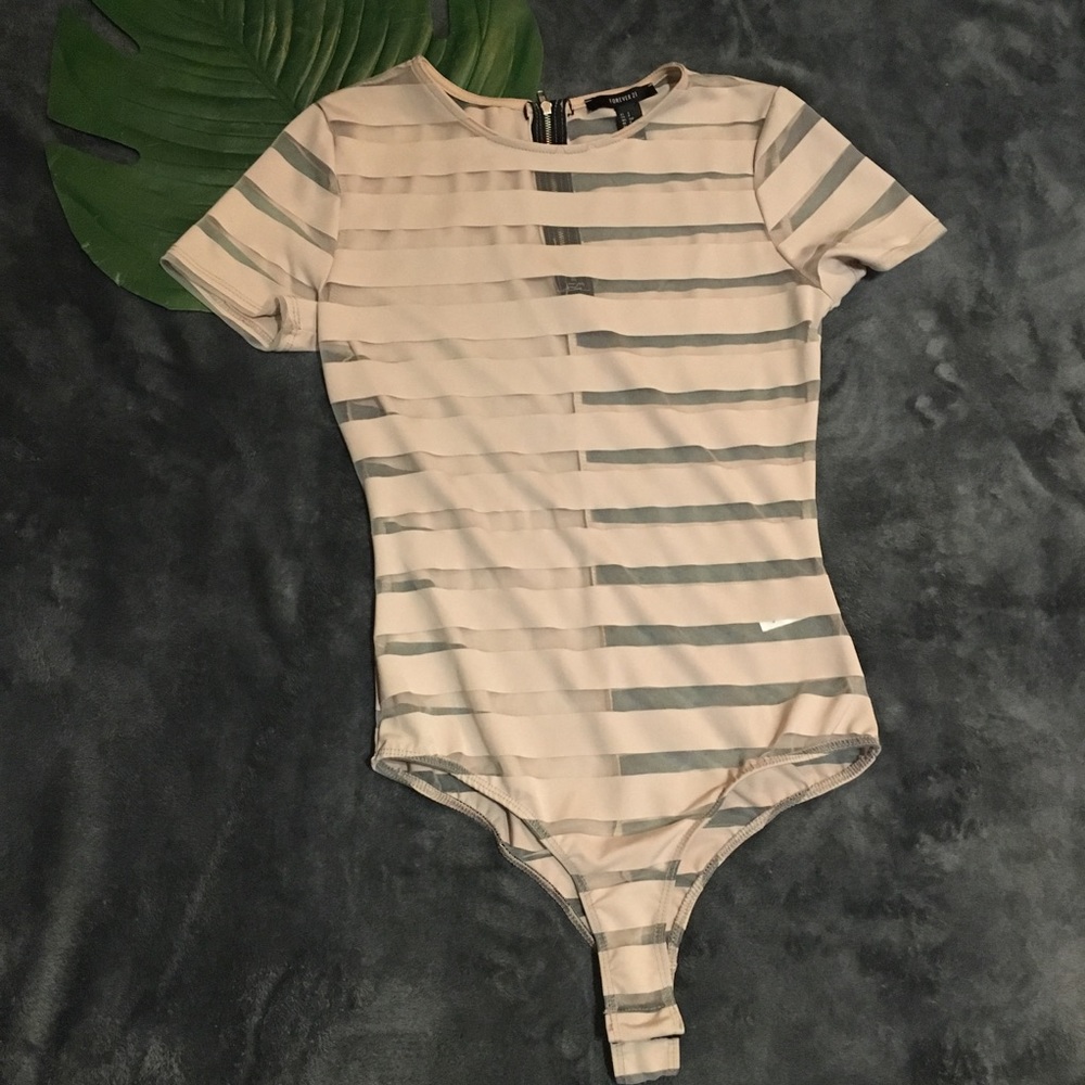 Beige Bodysuit